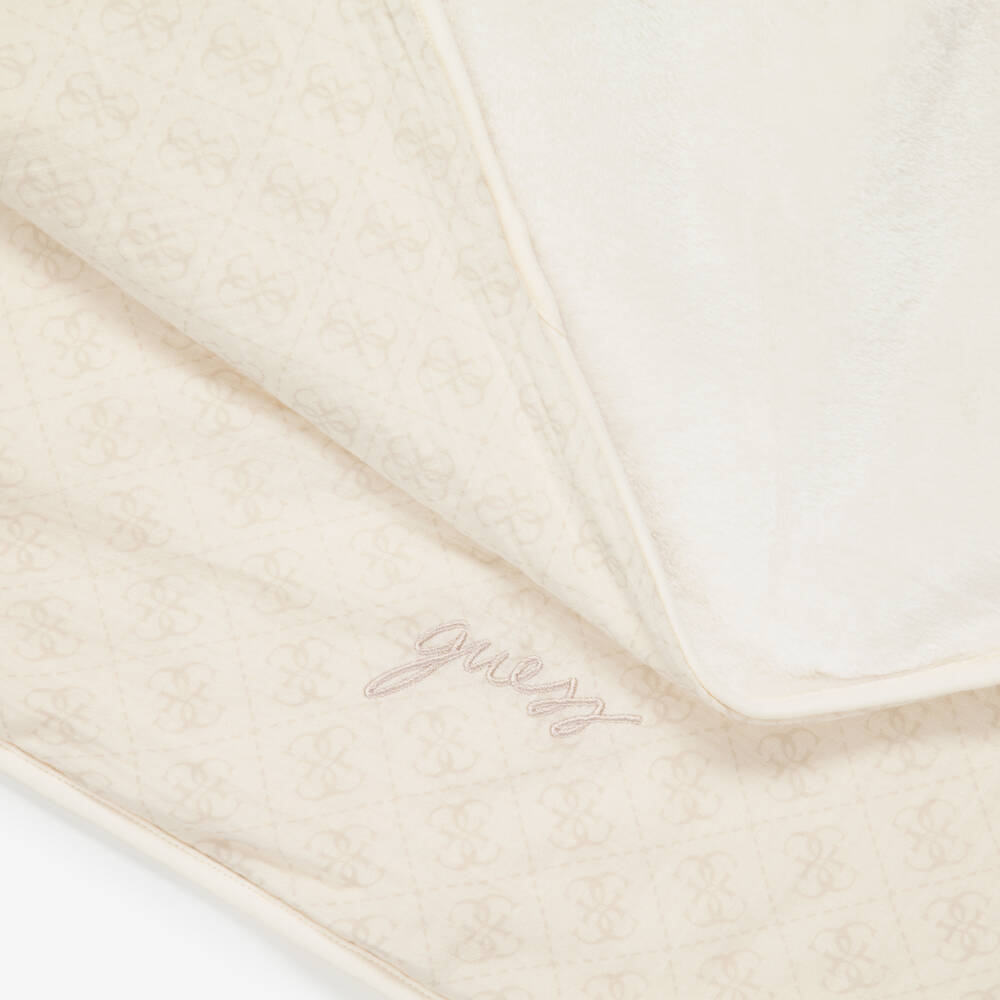 Guess-Ivory Baby Blanket & Pouch Set (92cm) | Childrensalon