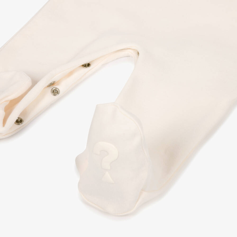 Guess-Ivory Teddy Bear Babygrow | Childrensalon