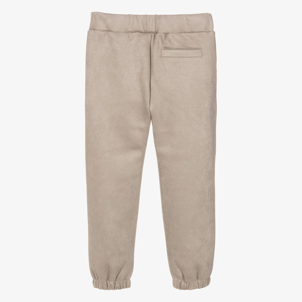 Guess-Junior Boys Stone Suedette Joggers | Childrensalon