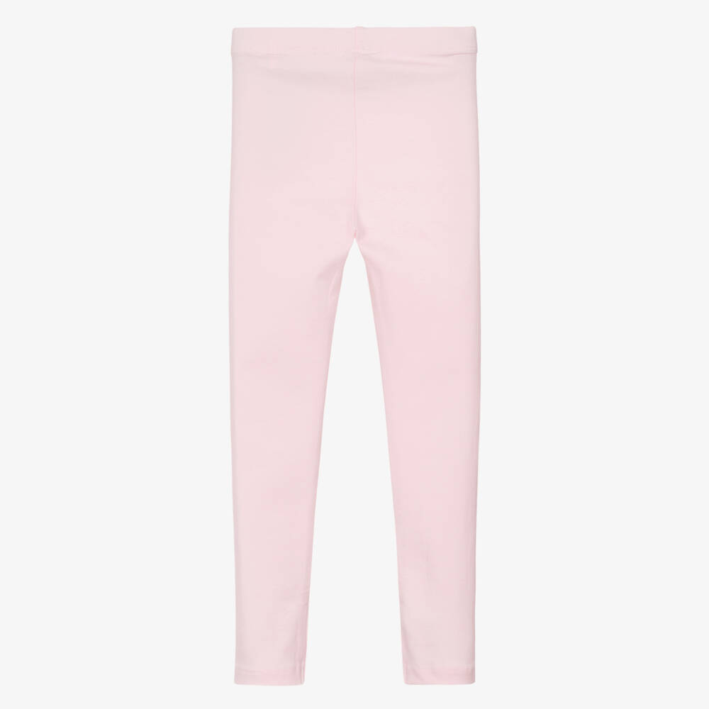 Guess-ليقنز قطن بشعار ورود لون زهري للبنات | Childrensalon