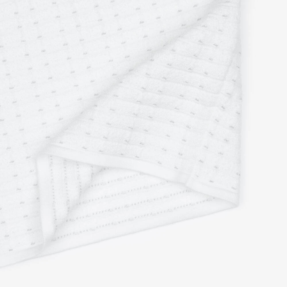 Guess-Junior Girls White Knitted Skirt with Silver Details | Childrensalon