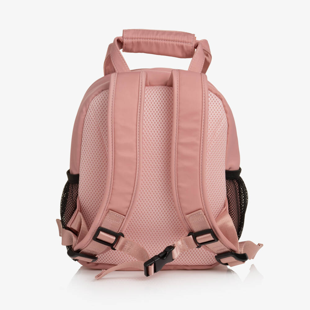 Guess-Pink Varsity Bear Mini Backpack (25cm) | Childrensalon