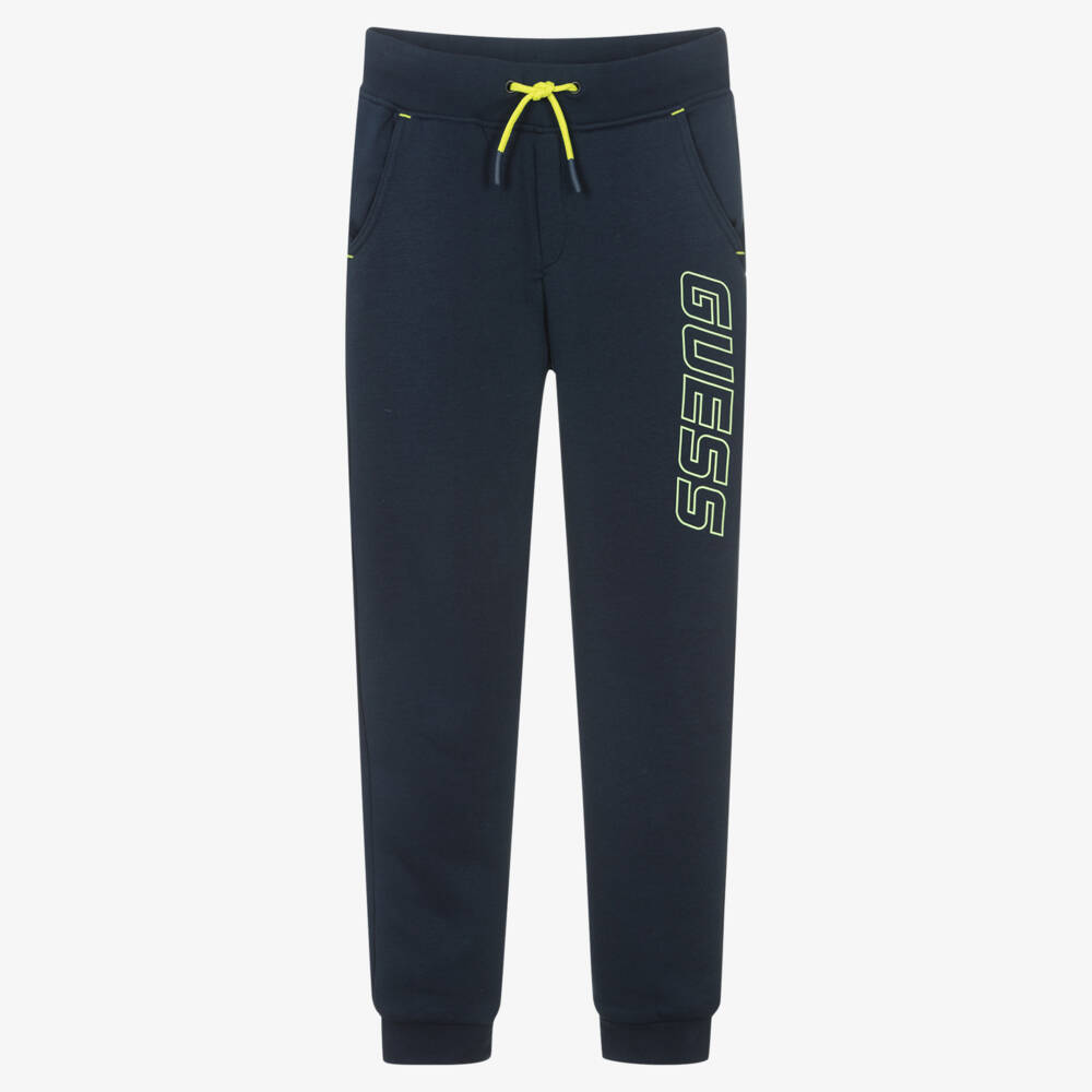 Guess Boys Logo Joggers in Navy