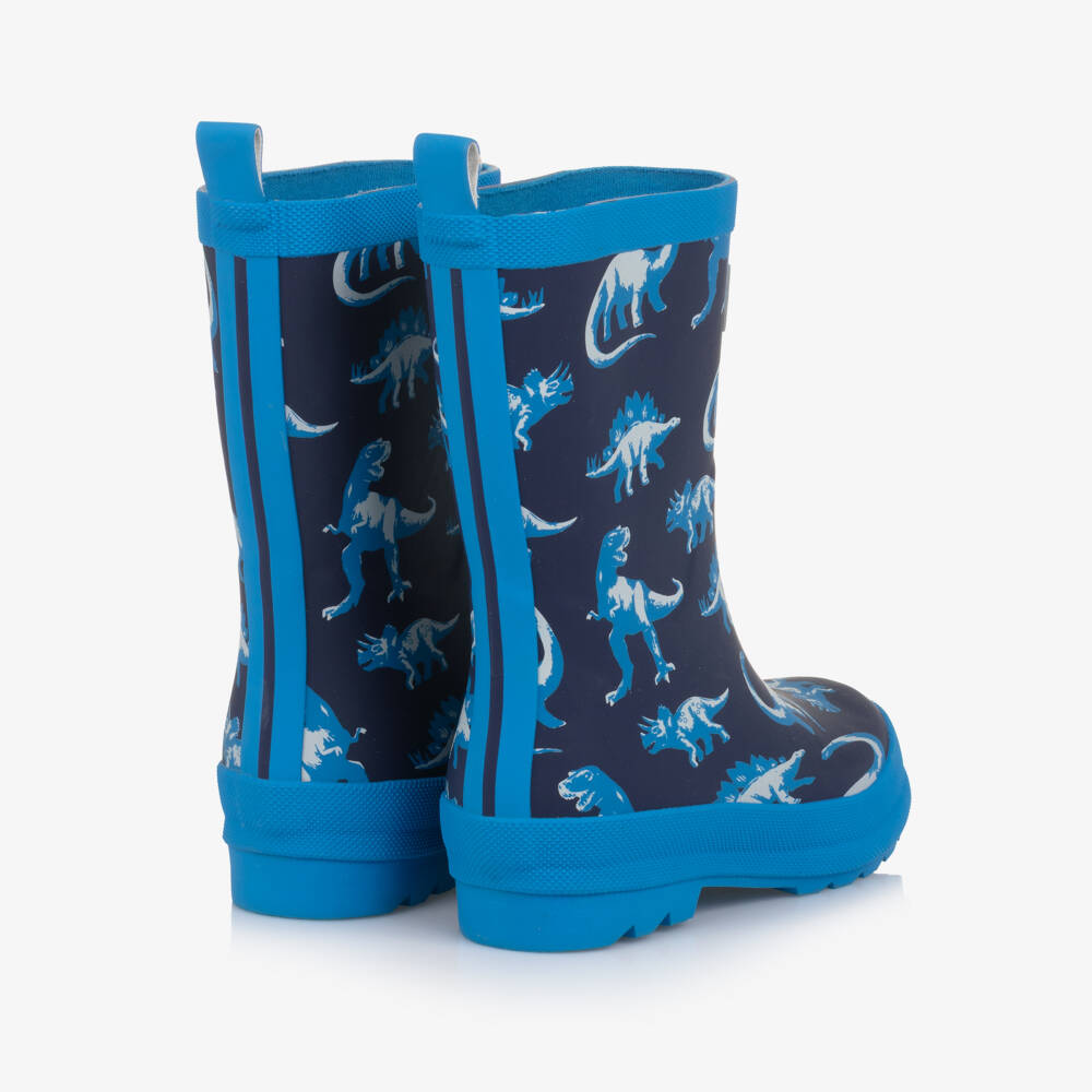 Hatley-بوت واقي من المطر بنقشة ديناصور لون أزرق للأولاد | Childrensalon
