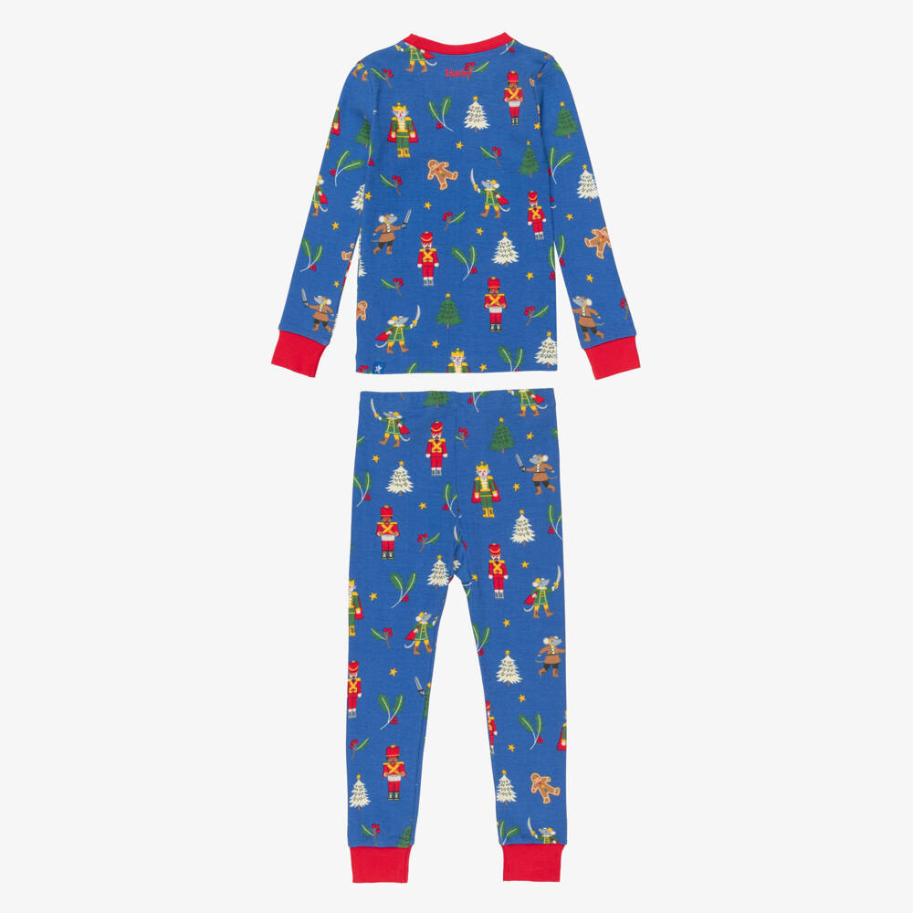 Hatley-Boys Blue Nutcracker Print Pyjamas | Childrensalon