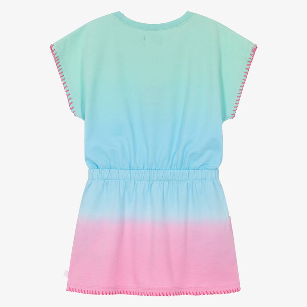 Hatley-Платье голубое омбре с сердцами из пайеток для девочек | Childrensalon