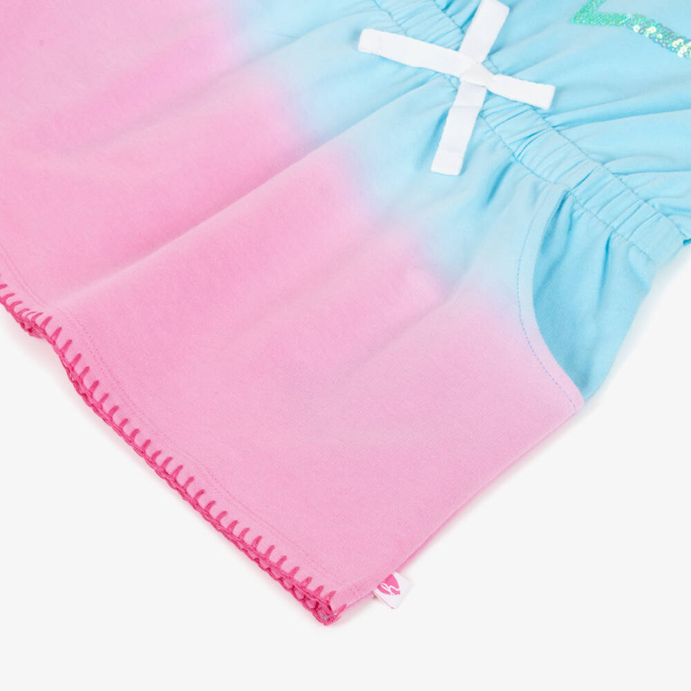 Hatley-Платье голубое омбре с сердцами из пайеток для девочек | Childrensalon