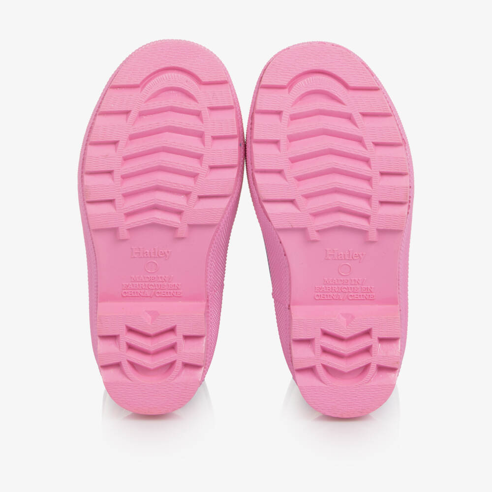 Hatley-Girls Blue & Pink Sun Print Rain Boots | Childrensalon