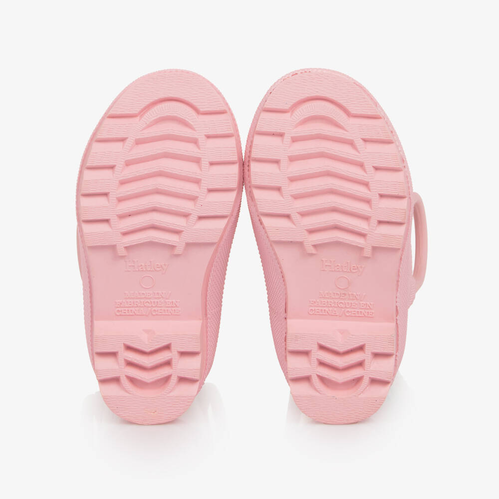 Hatley-Girls Pink & Ivory Floral Print Rain Boots | Childrensalon