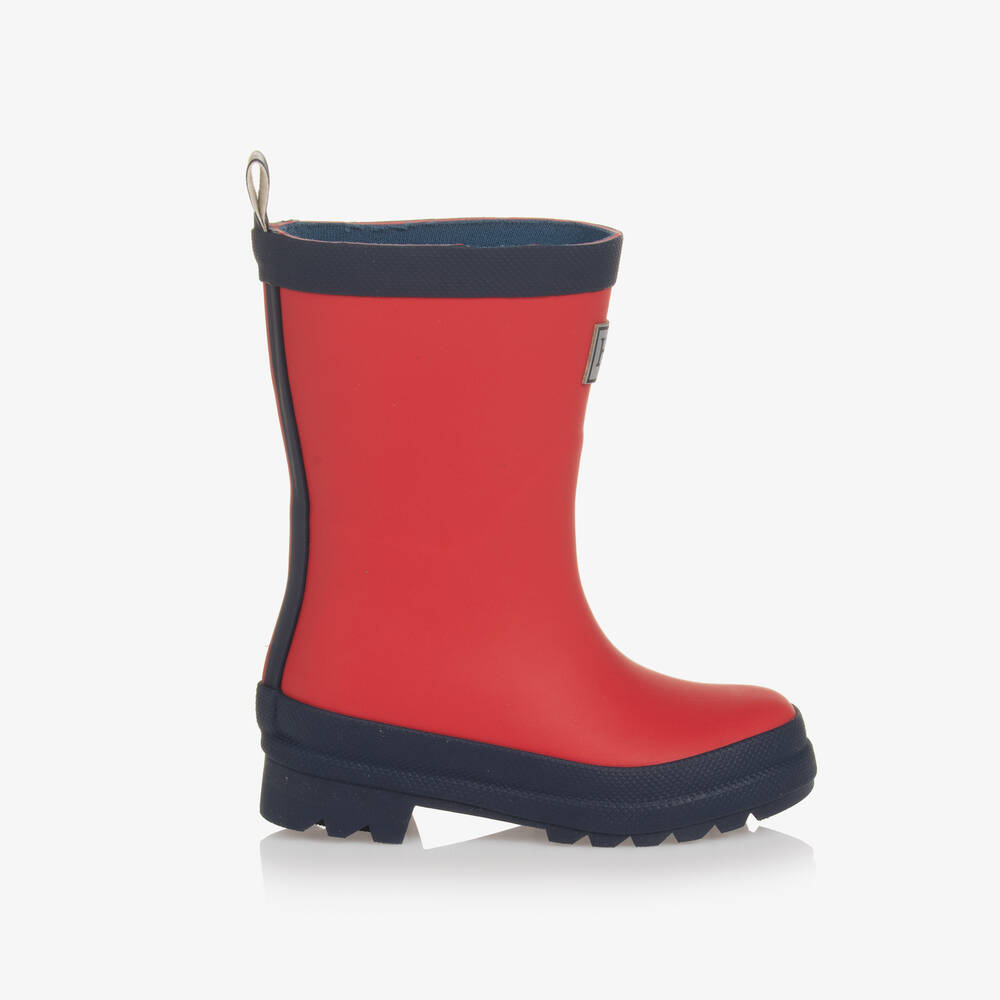 Hatley-Red & Blue Rain Boots | Childrensalon