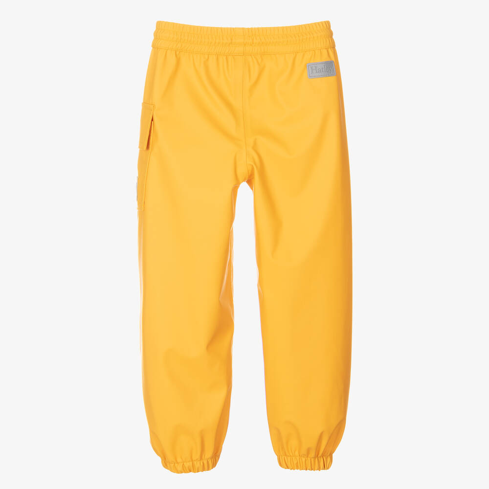 Hatley-Yellow Waterproof Trousers | Childrensalon