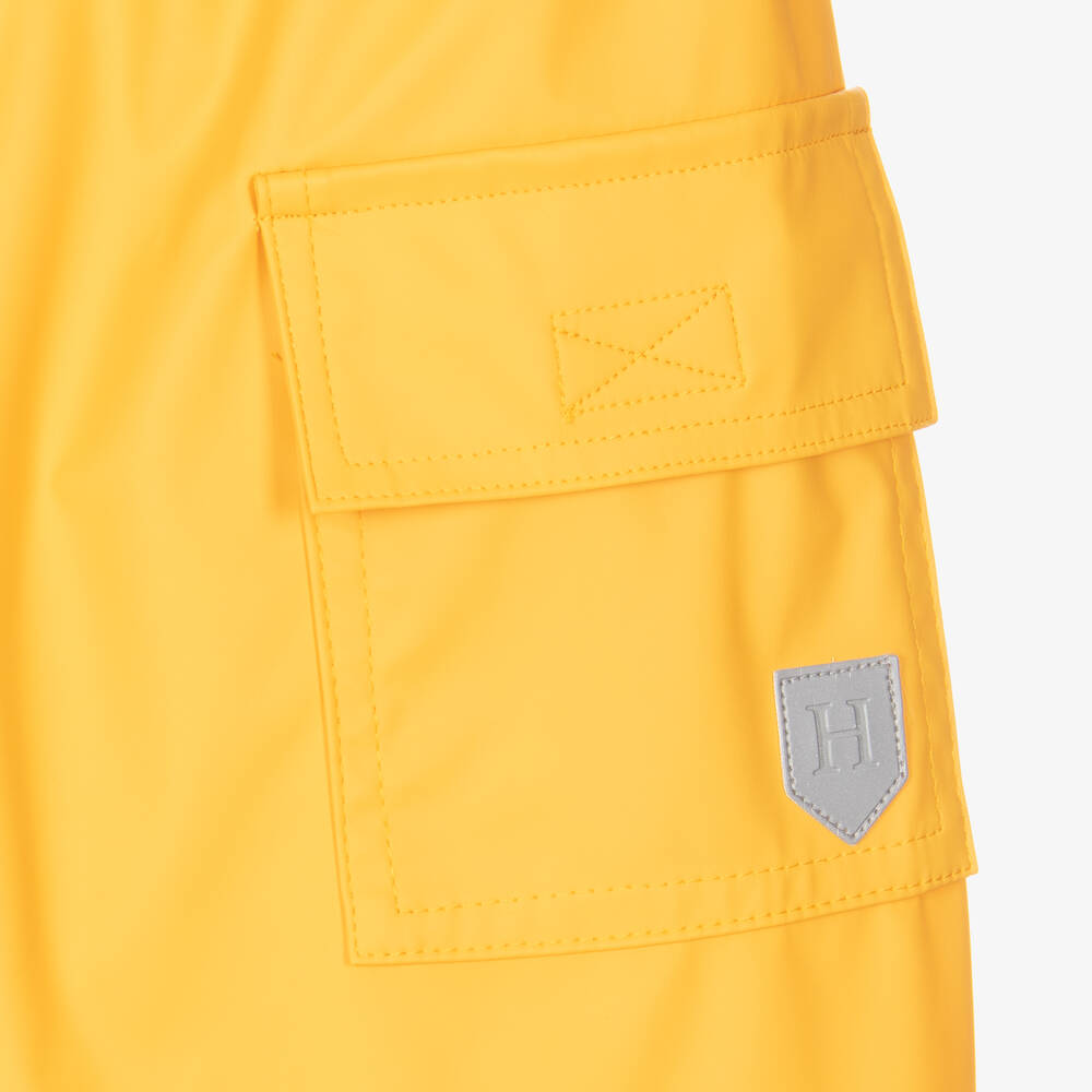 Hatley-Yellow Waterproof Trousers | Childrensalon