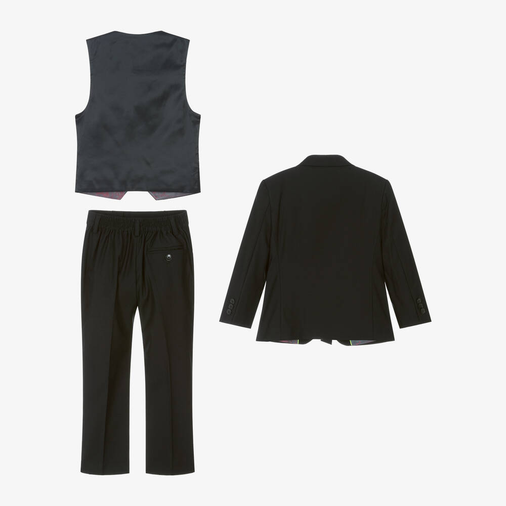 House of Cavani-Boys Black Suit | Childrensalon