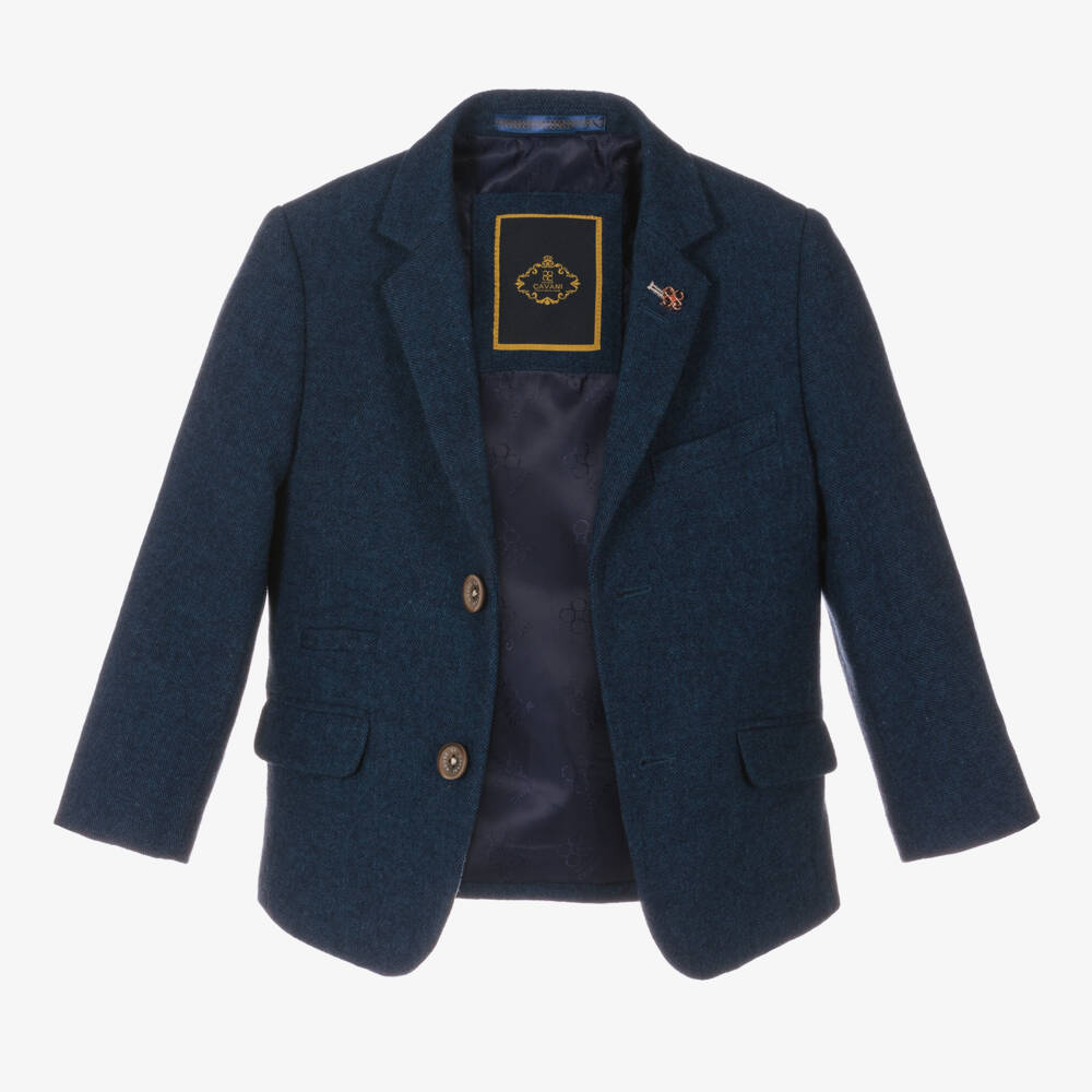 House of Cavani-Boys Dark Blue Orson Suit | Childrensalon