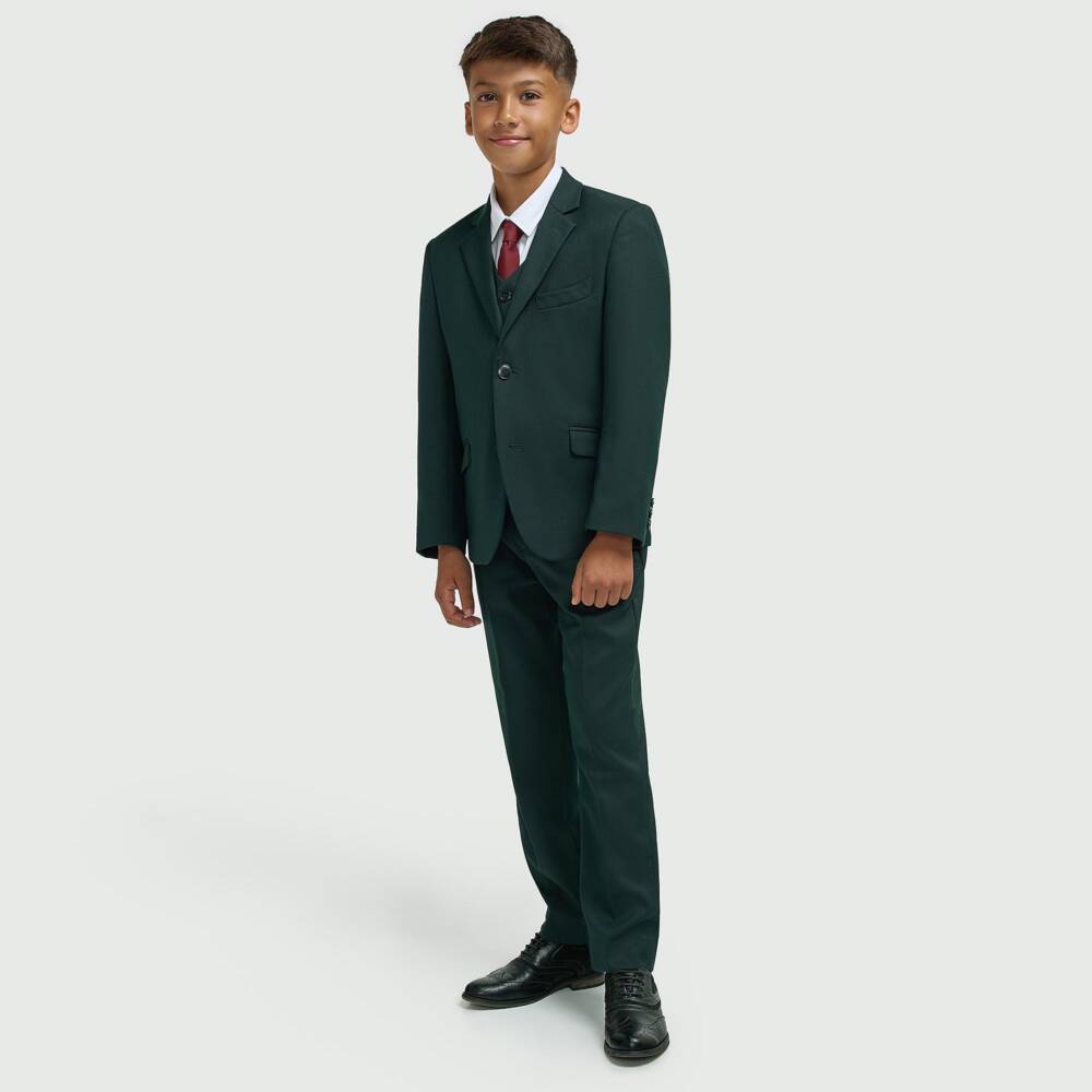 House of Cavani-Boys Forest Green 3 Piece Suit | Childrensalon