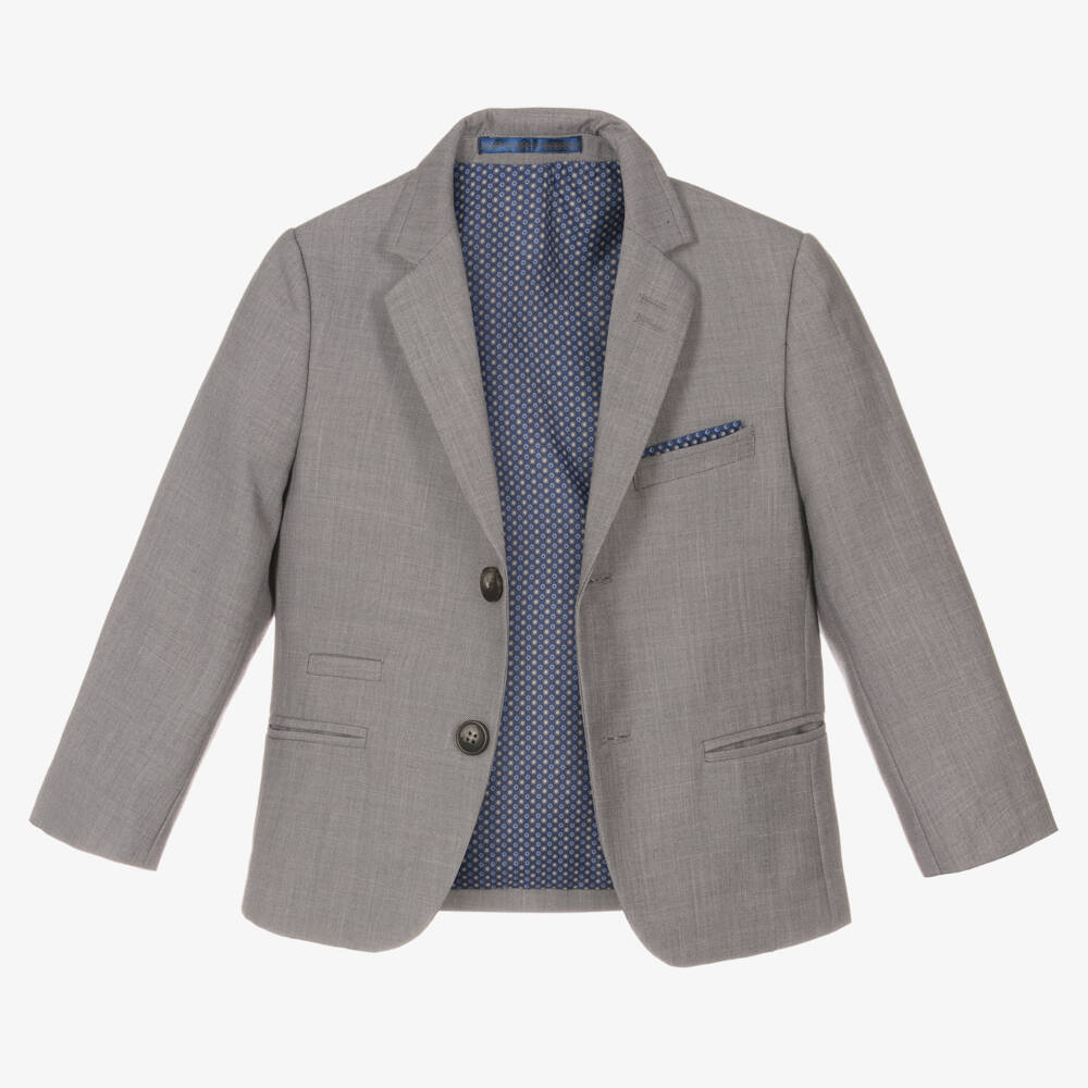 House of Cavani-Boys Grey Reegan Suit | Childrensalon