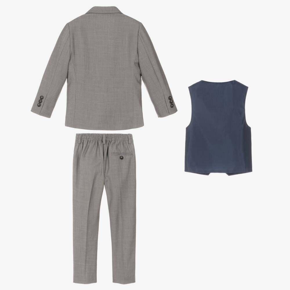 House of Cavani-Boys Grey Reegan Suit | Childrensalon