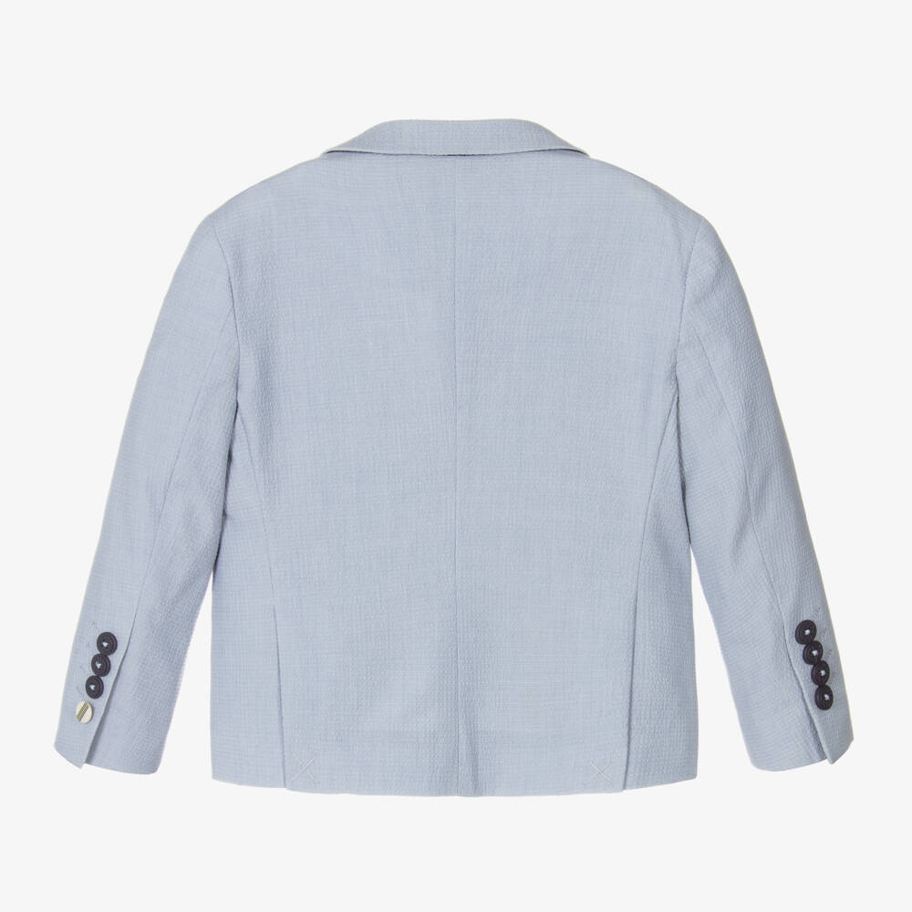 House of Cavani-Boys Light Blue Siren Blazer | Childrensalon
