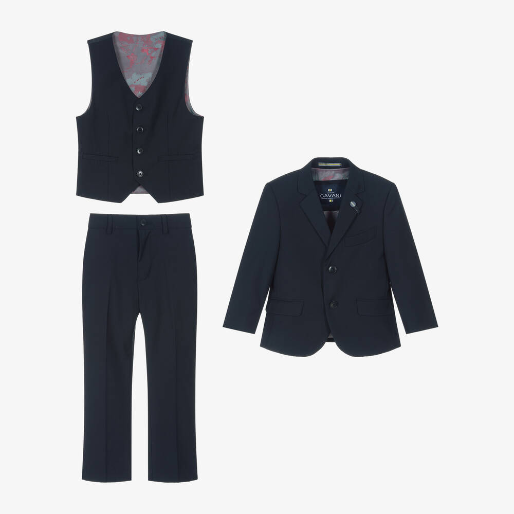 House of Cavani-Синий костюм для мальчиков | Childrensalon