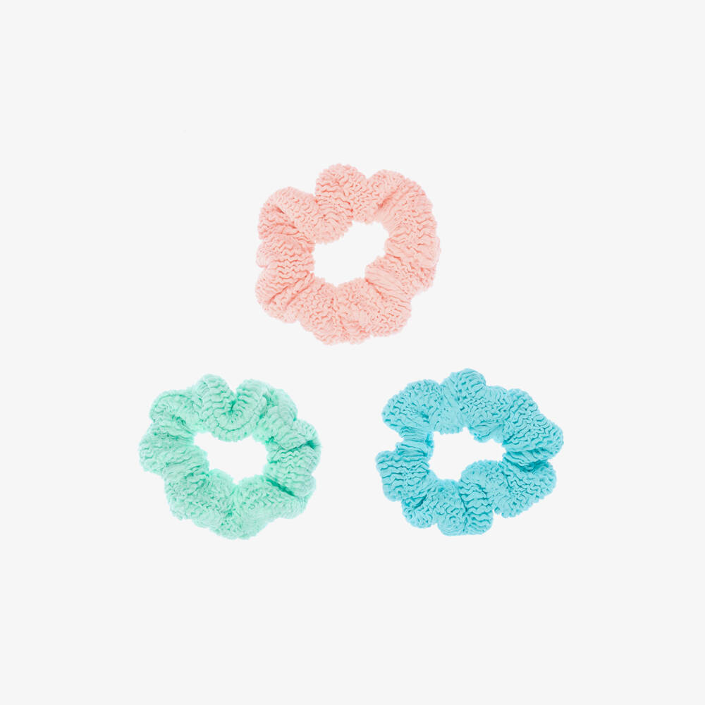 Hunza G-Girls Crinkle Hair Scrunchies (3 Pack) | Childrensalon