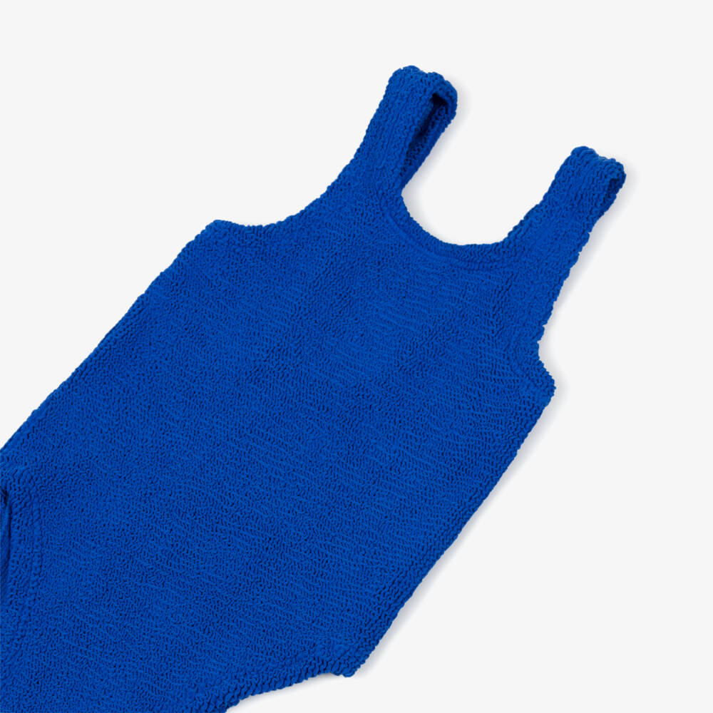 Hunza G-مايوه سباحة لون أزرق ملكي للبنات  | Childrensalon