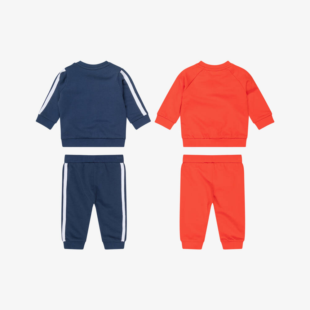 iDO-Baby Boys Red & Blue Tiger Tracksuits (2 Pack) | Childrensalon