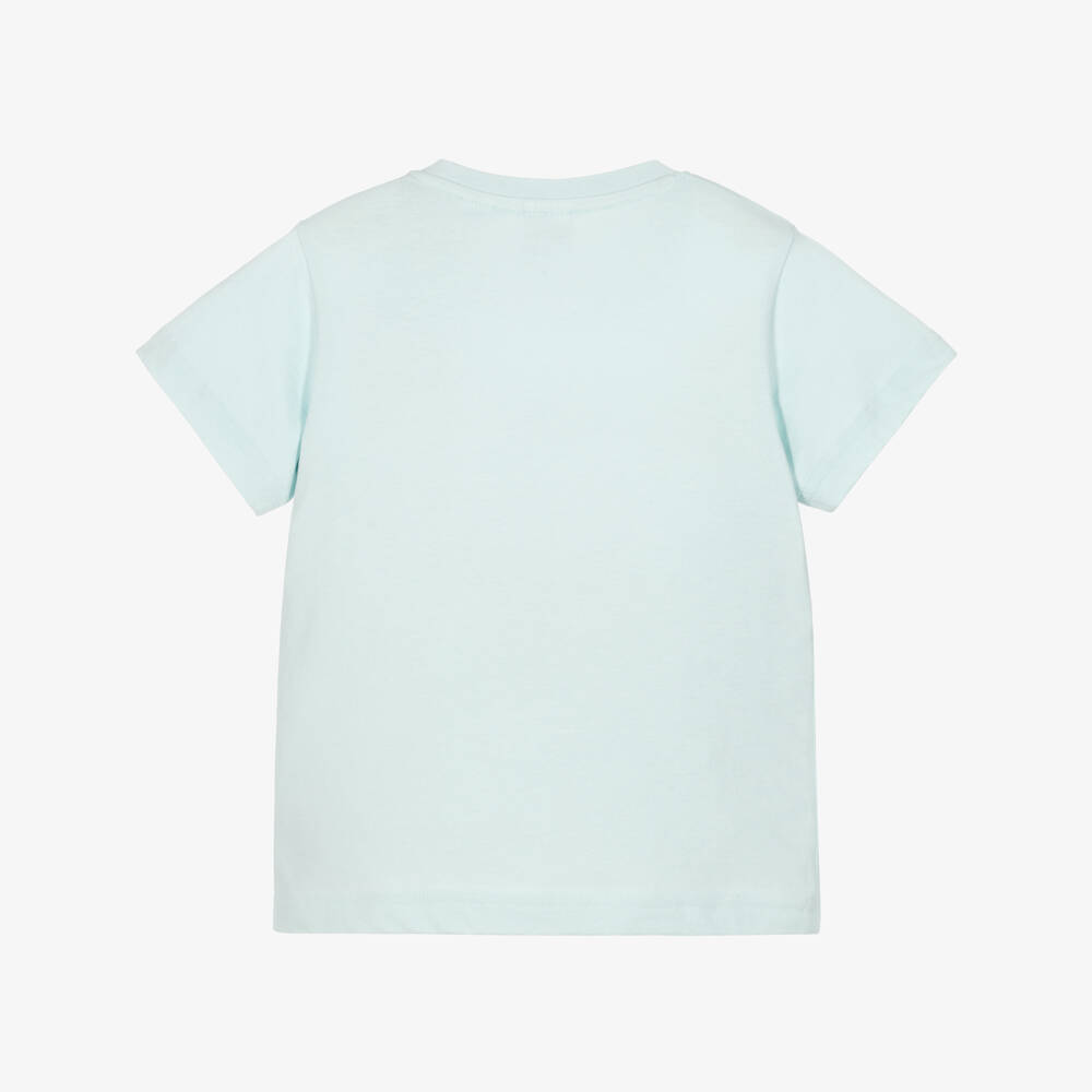 iDO-Boys Aqua Blue Cotton Toy Story T-Shirt | Childrensalon