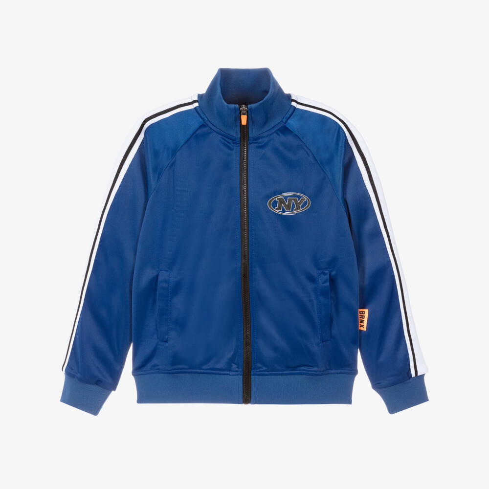 iDO-Boys Bright Blue Zip Up Top | Childrensalon