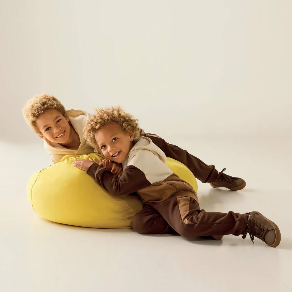 iDO-Boys Brown Colourblock Hooded Tracksuit | Childrensalon