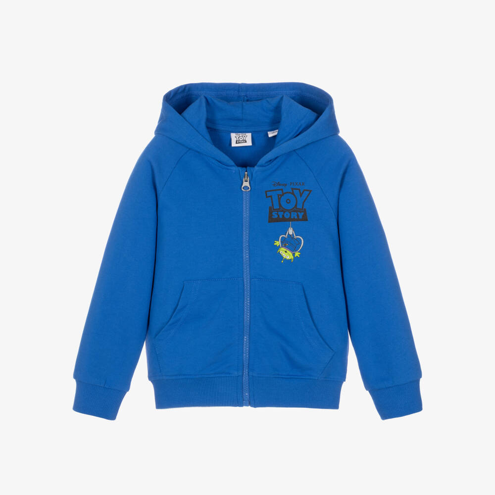 iDO-Boys Cobalt Blue Toy Story Zip-Up Hoodie | Childrensalon