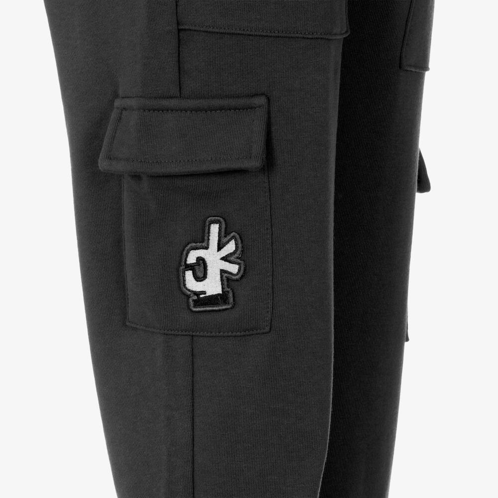 iDO Малыши-Джоггеры карго серые из хлопка с карманами для мальчиков | Childrensalon