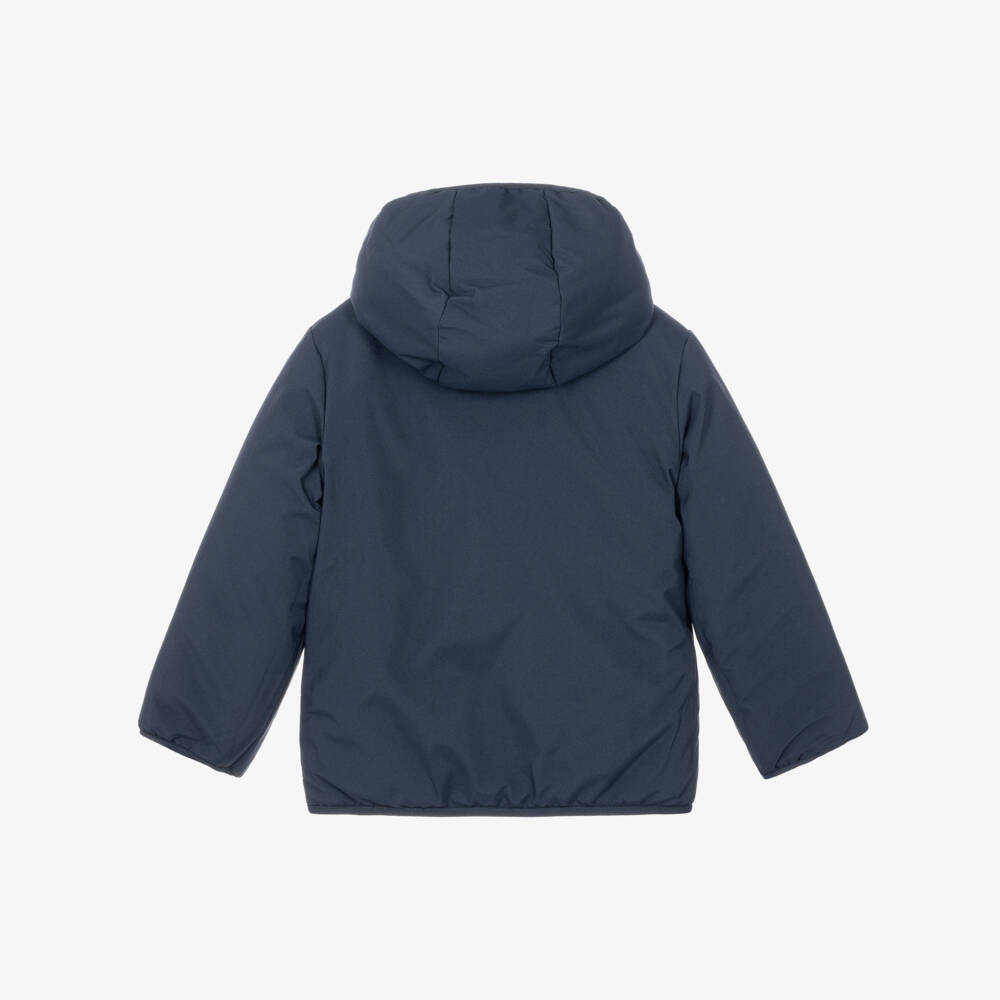 iDO-Boys Green Sherpa Fleece Reversible Jacket | Childrensalon