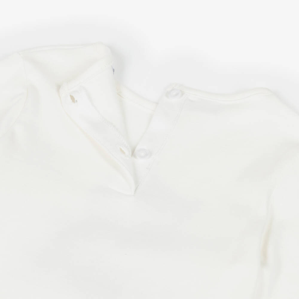 iDO-Кремово-серый комплект с легинсами с котом для девочек | Childrensalon