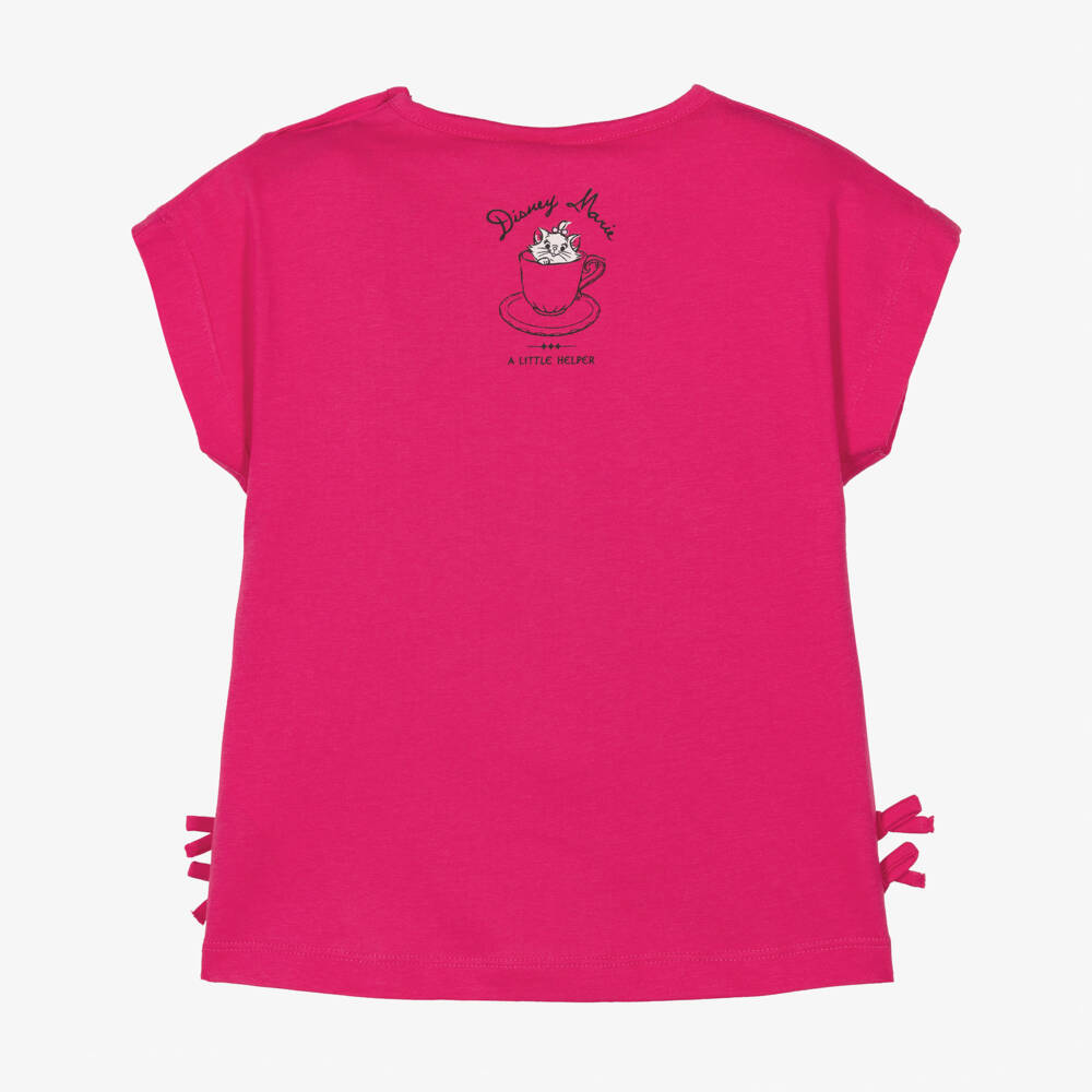 iDO-Girls Pink Cotton Jersey Aristocats T-Shirt | Childrensalon
