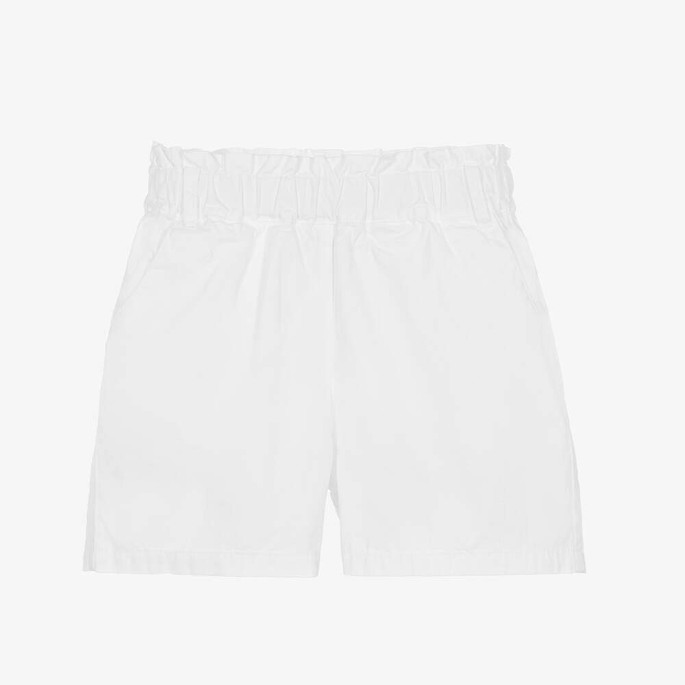 iDO-Girls Pink Gingham Top & White Shorts Set | Childrensalon