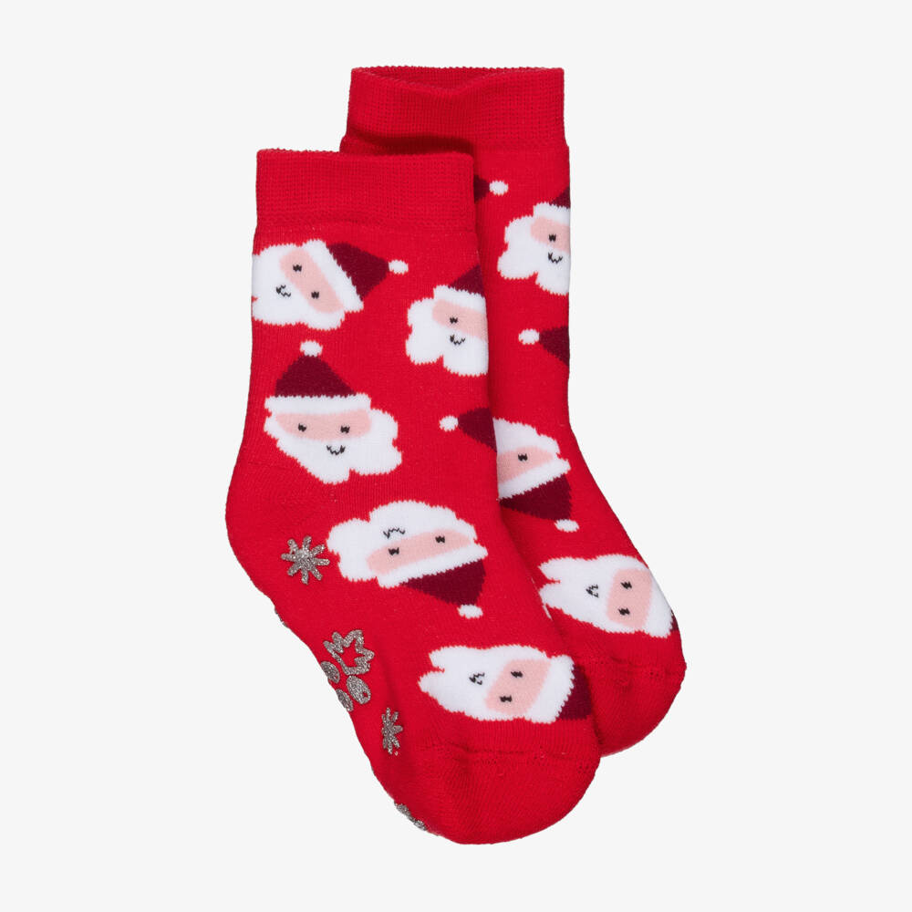 iDO-Red Santa Cotton Socks | Childrensalon