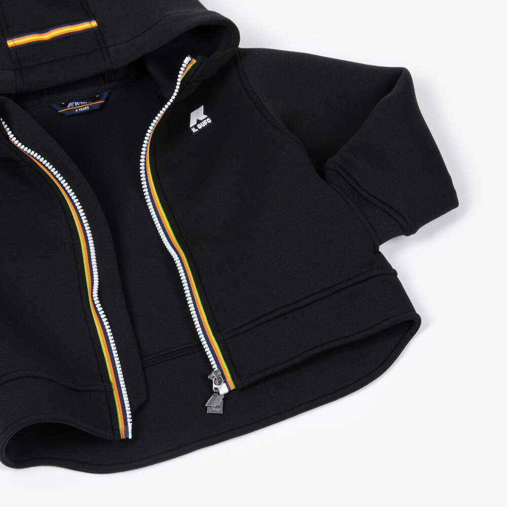 Il Gufo-توب بهودي وسحاب نيوبرين لون أسود للأولاد | Childrensalon