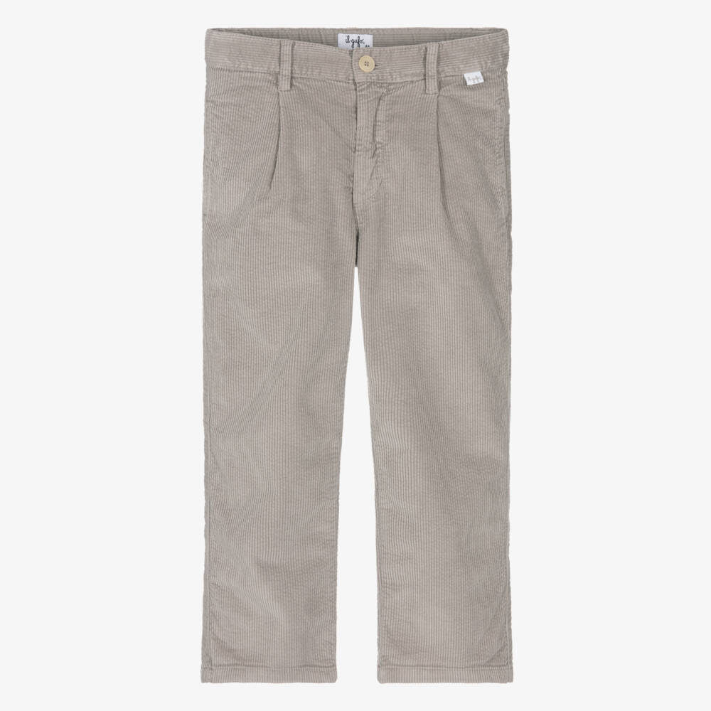 Il Gufo-Boys Light Brown Corduroy Trousers | Childrensalon
