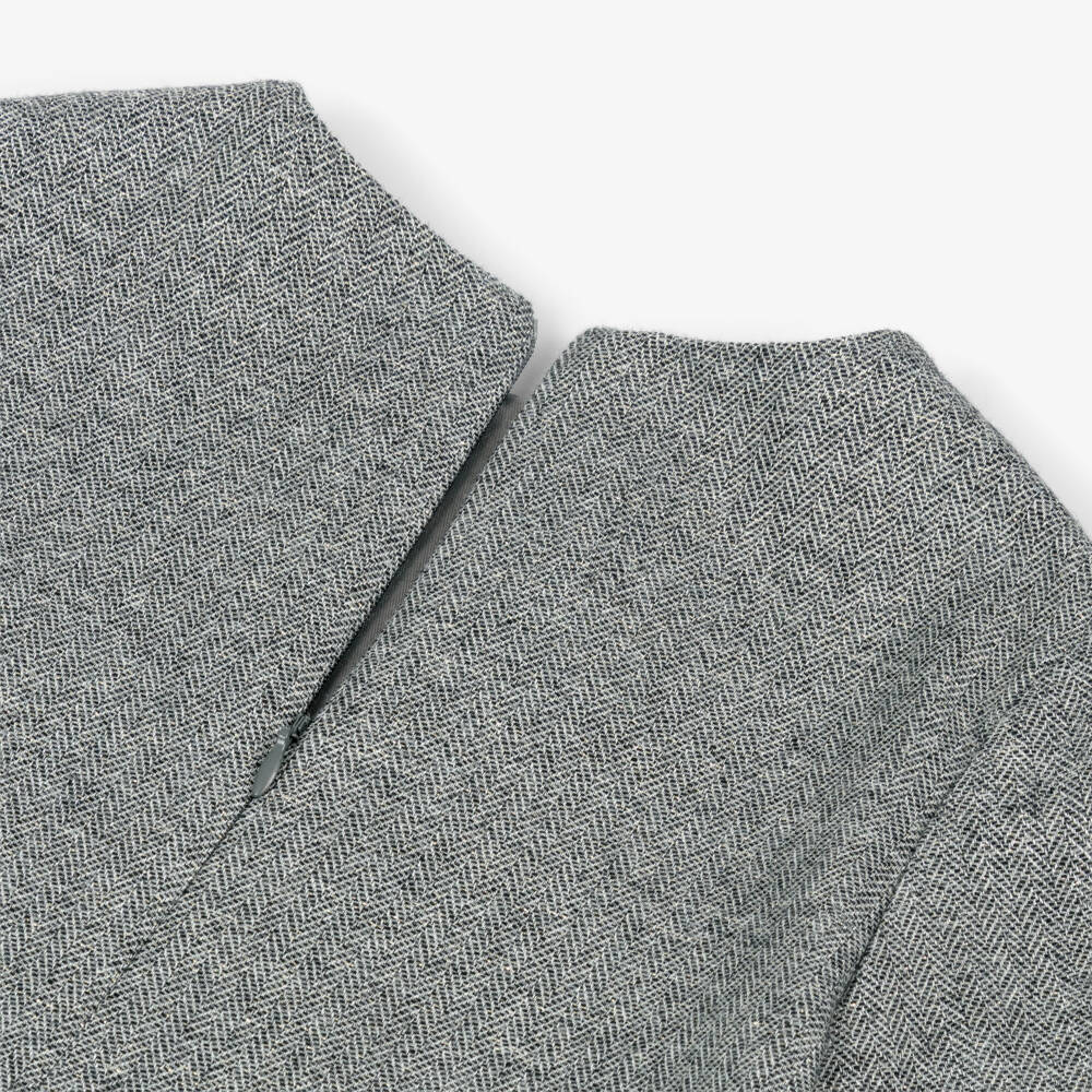 Il Gufo-Girls Grey Sparkly Tweed Dress with Diamanté Pockets | Childrensalon