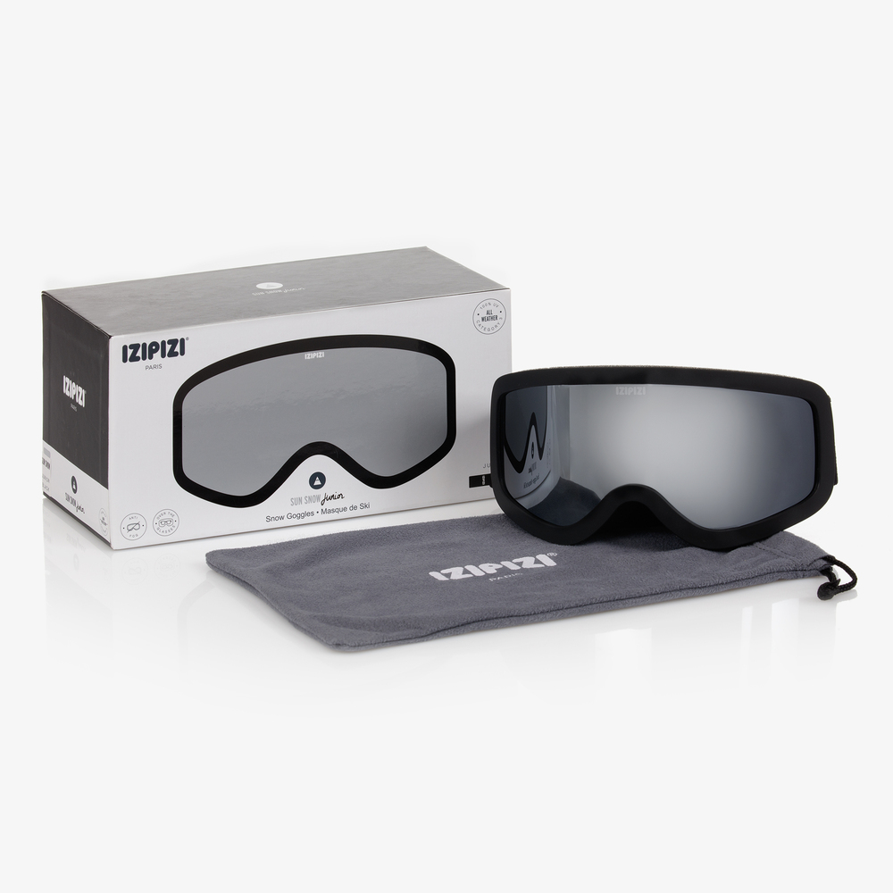 IZIPIZI-Black Ski Goggles | Childrensalon