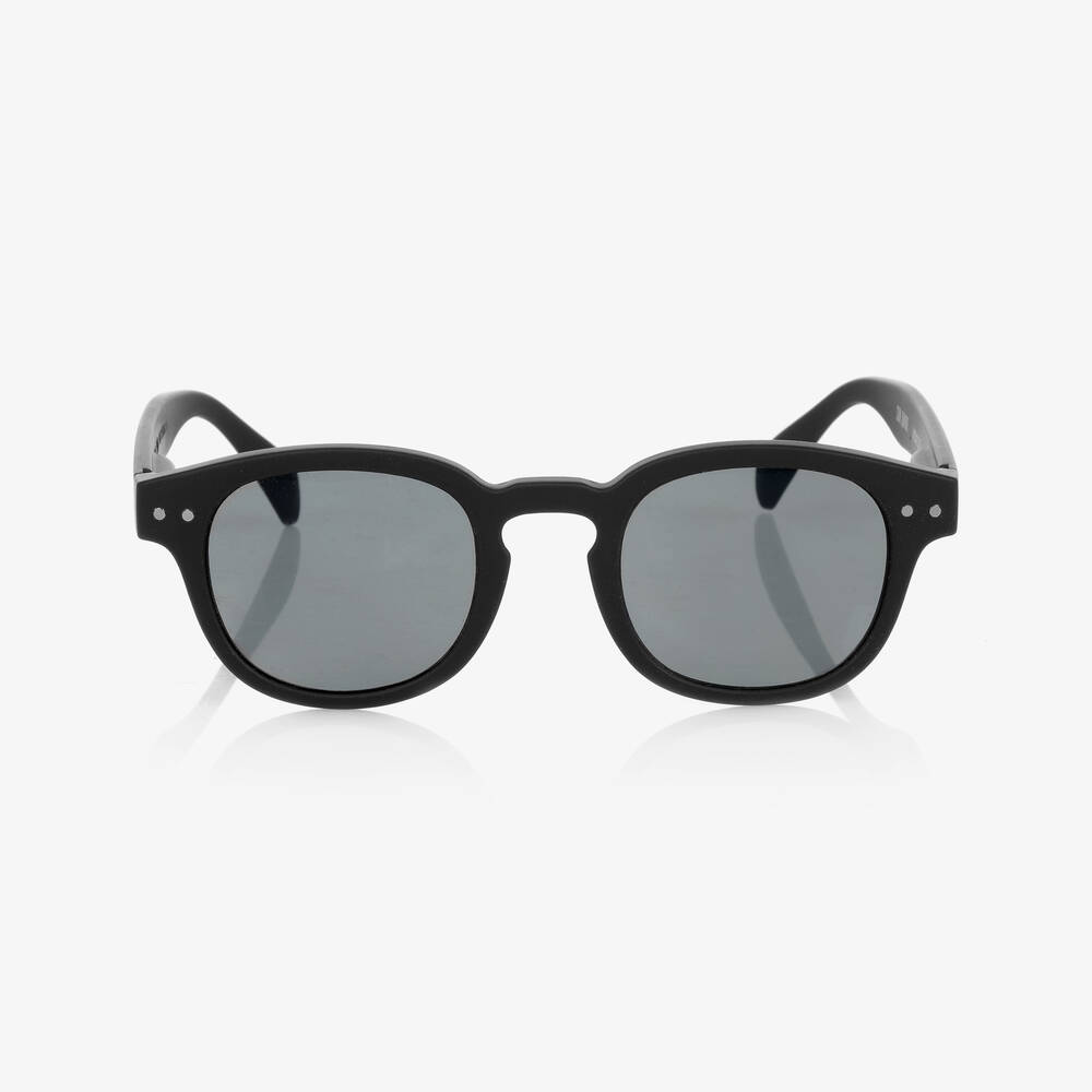 IZIPIZI-Black UV Protective Sunglasses | Childrensalon