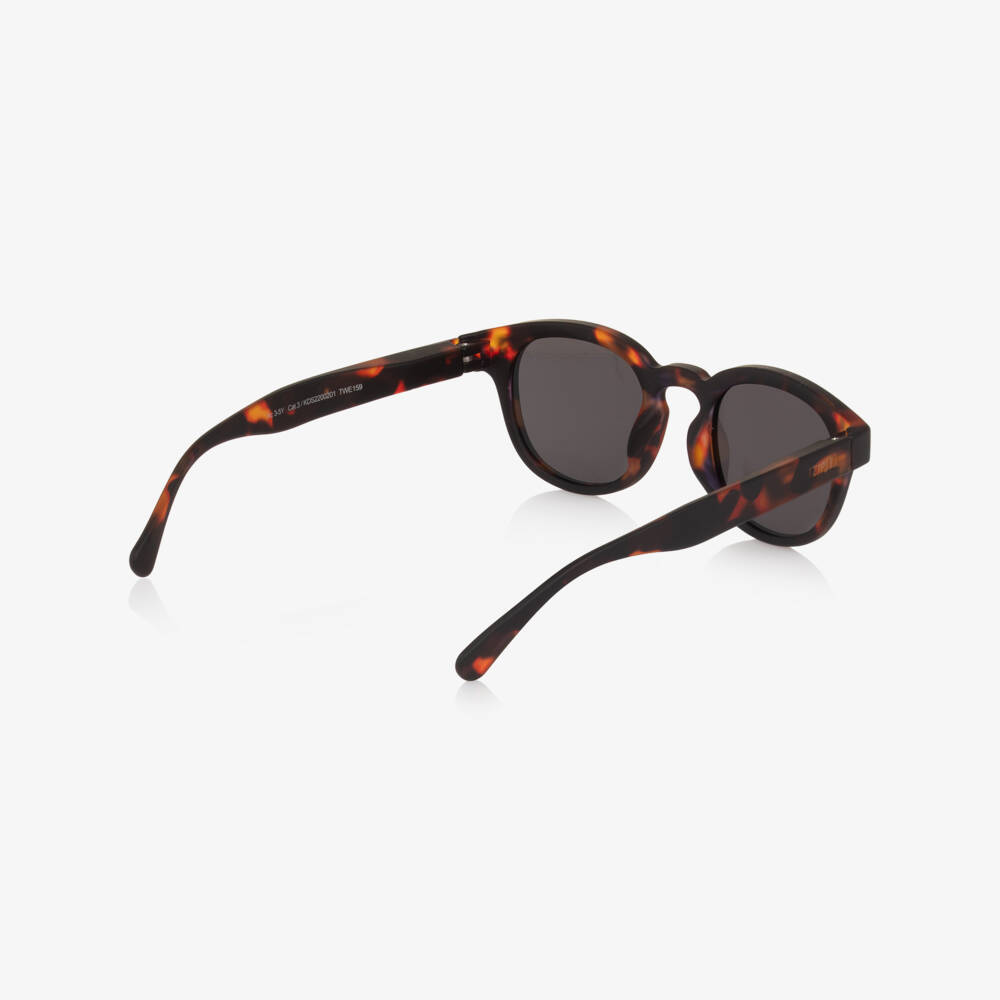 IZIPIZI-Brown & Black Tortoise Shell UV Protected Sunglasses | Childrensalon