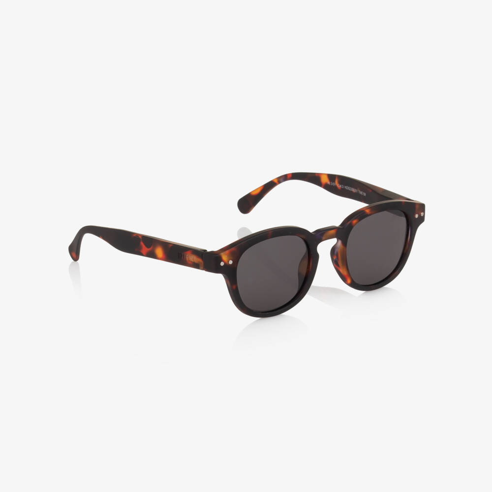 IZIPIZI-Brown & Black Tortoise Shell UV Protected Sunglasses | Childrensalon