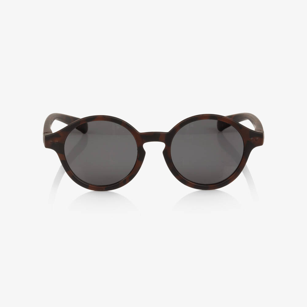IZIPIZI-Brown Faux Tortoiseshell UV Protective Sunglasses | Childrensalon