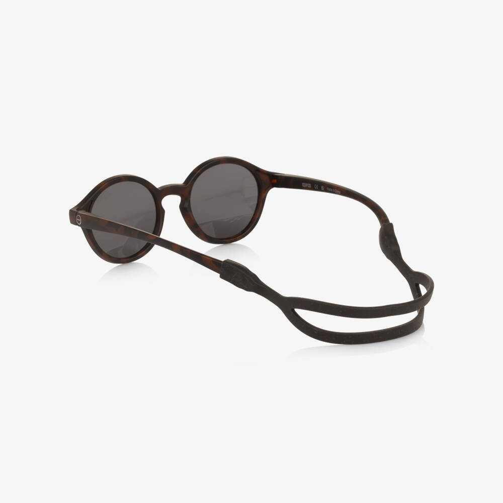 IZIPIZI-Brown Faux Tortoiseshell UV Protective Sunglasses | Childrensalon