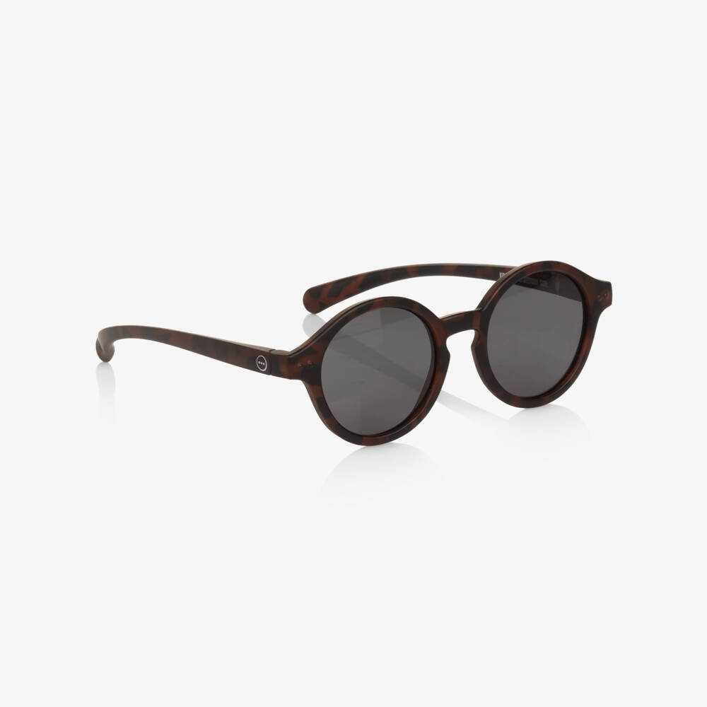 IZIPIZI-Brown Faux Tortoiseshell UV Protective Sunglasses | Childrensalon