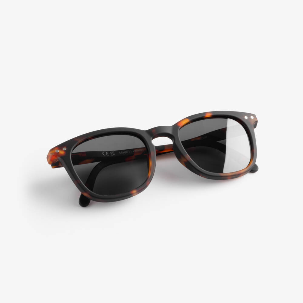 IZIPIZI-Brown Tortoise Shell UV Protective Sunglasses (5-7 years) | Childrensalon