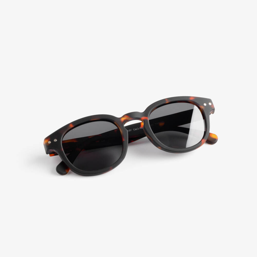 IZIPIZI-Brown Tortoiseshell UV Protected Sunglasses (3-5 years) | Childrensalon