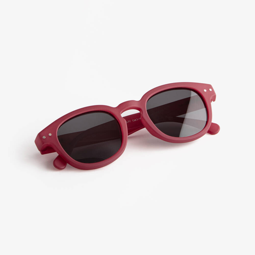 IZIPIZI-Dark Red UV Protective Sunglasses (5-11 years) | Childrensalon