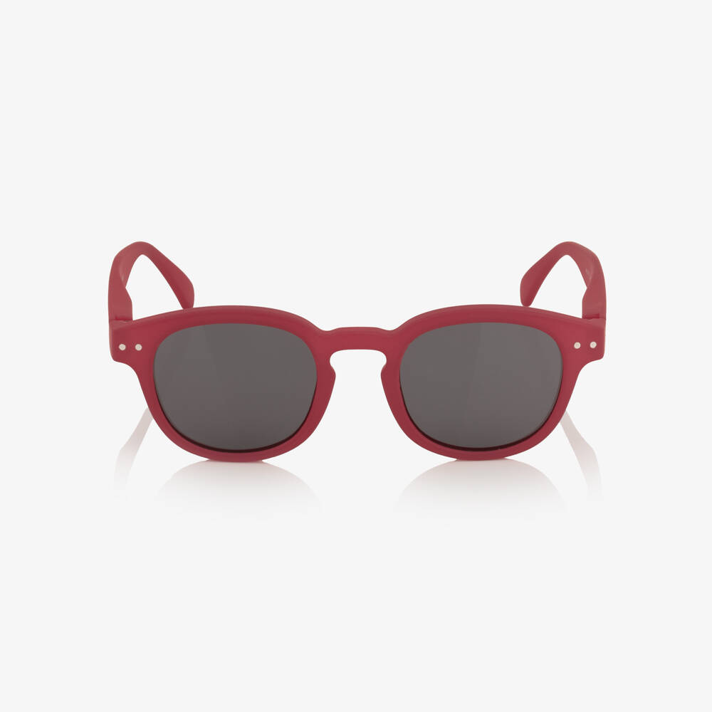 IZIPIZI-Dark Red UV Protective Sunglasses | Childrensalon